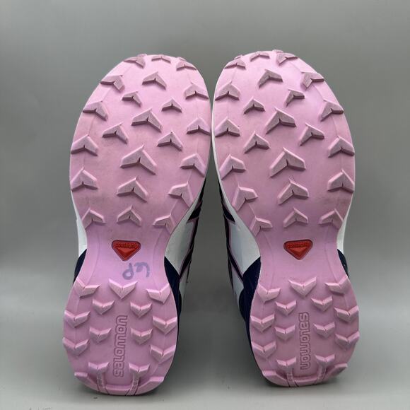 Salomon Speedcross Shoes Sneakers Girls Size 4 Trail Running Contagrip 412888 - Picture 9 of 9